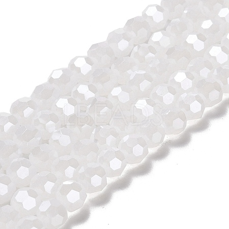 Electroplate Glass Beads Strands EGLA-A035-J8mm-A05-1