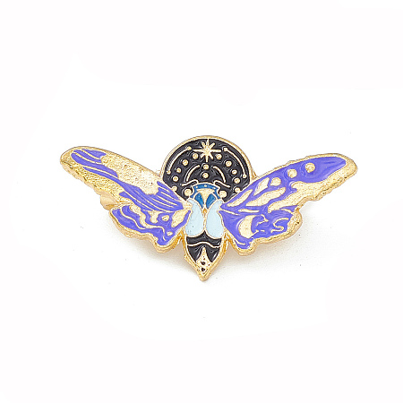 Moth Enamel Pin JEWB-P015-J01-1