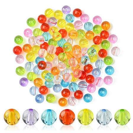 Transparent Acrylic Beads MACR-YW0002-72B-1