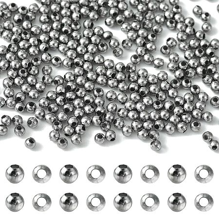 304 Stainless Steel Round Seamed Beads STAS-YW0001-84-1
