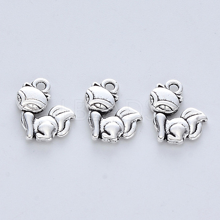 Tibetan Style Alloy Pendants X-TIBE-R316-063AS-RS-1