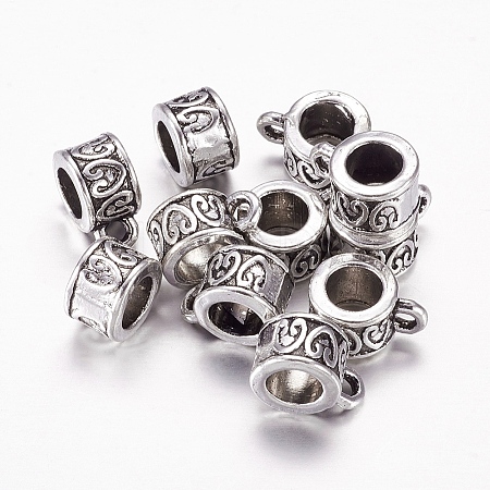 Tibetan Style Alloy Tube Bails LS-LF11532Y-NF-1
