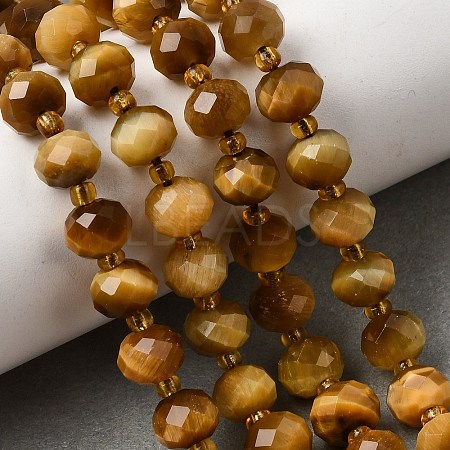 Natural Tiger Eye Beads Strands G-D105-B10-1