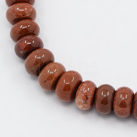 Natural Brecciated Jasper Beads Strands X-G-M006-05-1