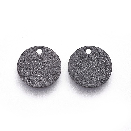 304 Stainless Steel Charms STAS-E455-02B-10mm-1