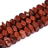 Natural Red Jasper Beads Strands G-N327-05-24-4