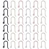 Plastic Earring Hooks KY-PH0007-07-WH-1