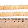 Natural Yellow Jade Beads Strands G-T138-74A-5