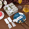 50Pcs Rectangle Blank White Paper Gift Tags CDIS-WH0021-059B-2