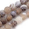 Natural Weathered Agate Beads Strands G-S259-05G-10mm-1