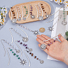 15Pcs 5 Color Sun Alloy Bookmark AJEW-FH00050-3