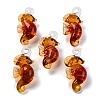 Handmade Lampwork Pendants LAMP-S068-08F-1