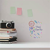 16 Sheets 8 Styles PVC Waterproof Wall Stickers DIY-WH0345-025-6