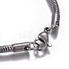 304 Stainless Steel Bracelet Making MAK-P012-01P-3