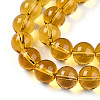 Transparent Glass Beads Strands GLAA-T032-T10mm-23-4