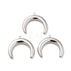 Non-Tarnish 304 Stainless Steel Pendants STAS-I197-018B-P-1