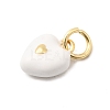 Brass Enamel Charms KK-A268-12G-04-2