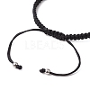 Cross Alloy Connector Charms Braided Bracelets BJEW-JB11067-01-4