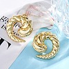 Rack Plating Brass Dangle Stud Earrings for Women EJEW-C125-23B-G-3