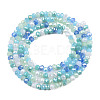 Electroplate Glass Beads Strands EGLA-S192-001A-B08-2