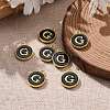 Golden Plated Alloy Charms ENAM-S118-02G-5