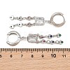 Brass Micro Pave Cubic Zirconia Chandelier Earrings KK-CBA8324-15P-5