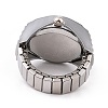 201 Stainless Steel Stretch Watchband Finger Ring Watches WACH-G018-03P-06-2