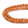 Glass Round Beads Strands GLAA-M044-01E-3
