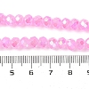 Baking Electroplate Glass Beads Strands DGLA-A039-J6MM-B09-4