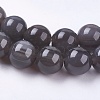 Natural Ice Obsidian Beads Strands G-E468-D01-6mm-3