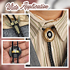 120Pcs 3 Styles Brass Bolo Tie Slides Clasp Accessories KK-PH0011-01-4