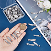 Unicraftale 100Pcs 5 Styles 201 Stainless Steel Connector Charms STAS-UN0044-64-3