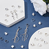 200Pcs Zinc Alloy Dreadlocks Beads Hair Decoration FIND-SC0022-57-4