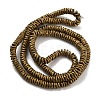 Electroplated Synthetic Non-magnetic Hematite Beads Strands G-H020-M01-16-2