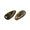 Natural Dragon Veins Agate Pendants G-N0325-16C-3