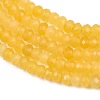 Dyed Natural Malaysia Jade Rondelle Beads Strands X-G-E316-2x4mm-30-6