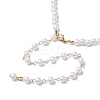 Imitation Pearl Acrylic Beaded Necklaces for Women NJEW-JN04827-5