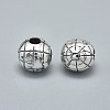 925 Sterling Silver European Beads STER-L060-28AS-2