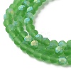 Transparent Glass Beads Strands X1-EGLA-A034-T4mm-MB11-4