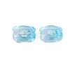 Two Tone Transparent Spray Painted Glass Beads GLAA-T022-03-C01-2