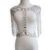 Clear AB Acrylic & Alloy Tassel Sexy Jewelry Night Shop Shoulder Body Chains for Women WGE8507-03-1