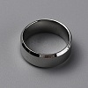 304 Stainless Steel Wide Band Finger Rings for Women Men RJEW-WH0009-12C-2