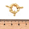 Brass Spring Ring Clasps KK-D407-01G-D-3