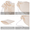 Burlap Packing Pouches Drawstring Bags ABAG-BC0001-07A-18x13-3