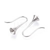 304 Stainless Steel Earring Hooks X-STAS-N108-30P-3