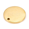 304 Stainless Steel Stamping Blank Tag Pendants STAS-L220-04-G-2