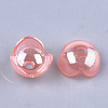 Transparent Acrylic Bead Caps TACR-T007-02C-2