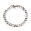 Men's 304 Stainless Steel Cuban Chains Bracelets and Necklaces Jewelry Sets SJEW-JS01158-5