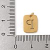 304 Stainless Steel Charms STAS-R001-01G-P-3