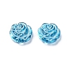 Plating Transparent Acrylic Beads OACR-G016-09O-2